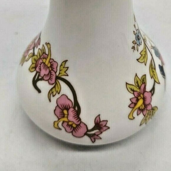Aristocrat England Fine Bone China Hand Painted Bud Vase 4 1/4" - Picture 5 of 12